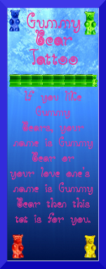 gummy bear Descrip