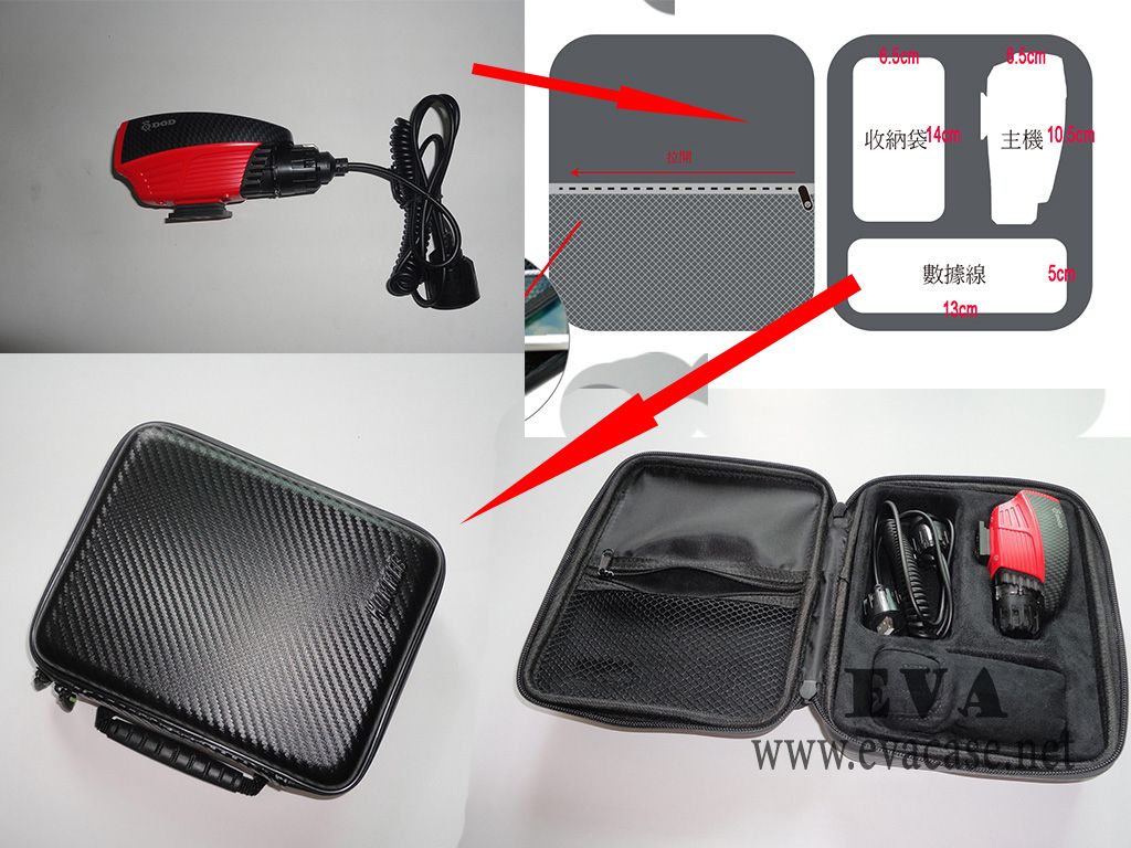 send company product to EVA Case factory for Custom Case design