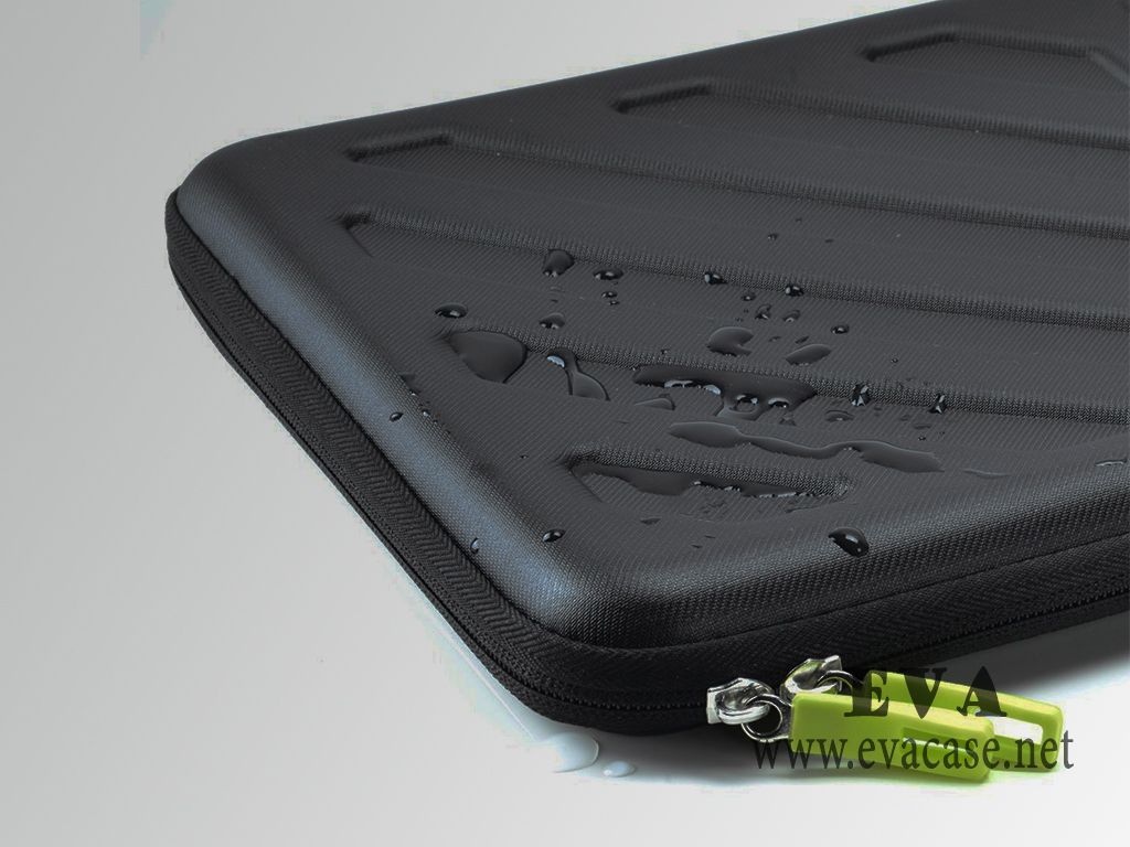 UNIK custom hard shell laptop armor bag case with gel zipper pullers