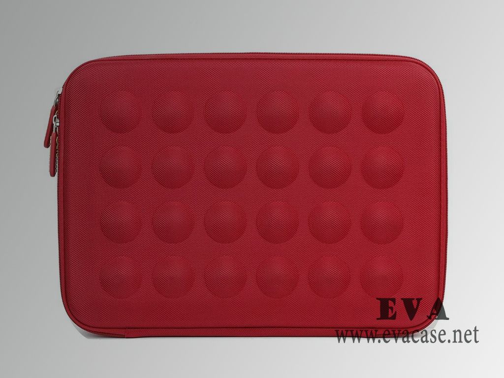 Evecase cheap hard shell laptop cover sleeve in red