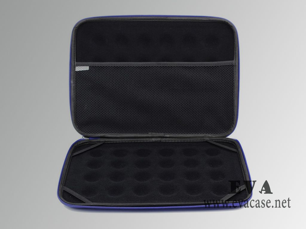 Evecase cheap hard shell laptop cover sleeve with mesh pocket