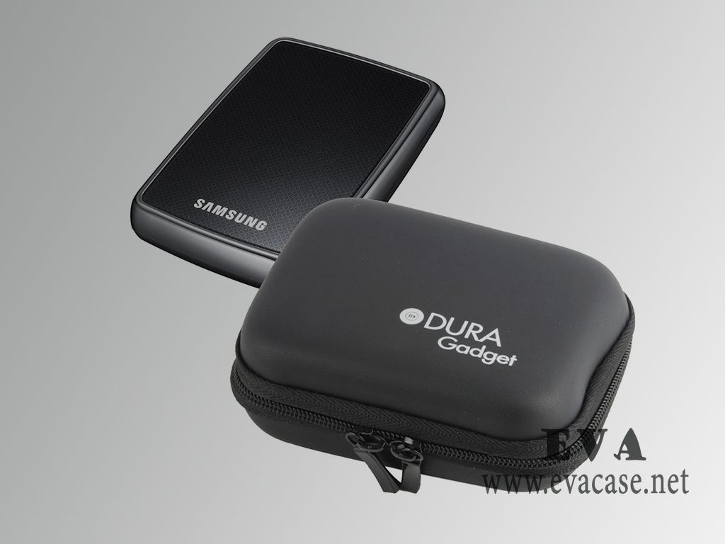 Dura Gadget EVA case for external hard disk with leather coated