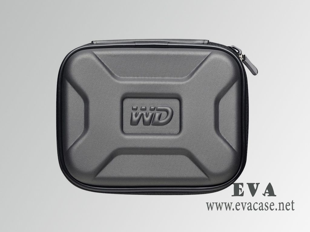 Western Digital external usb EVA hard drive case with plastic piping