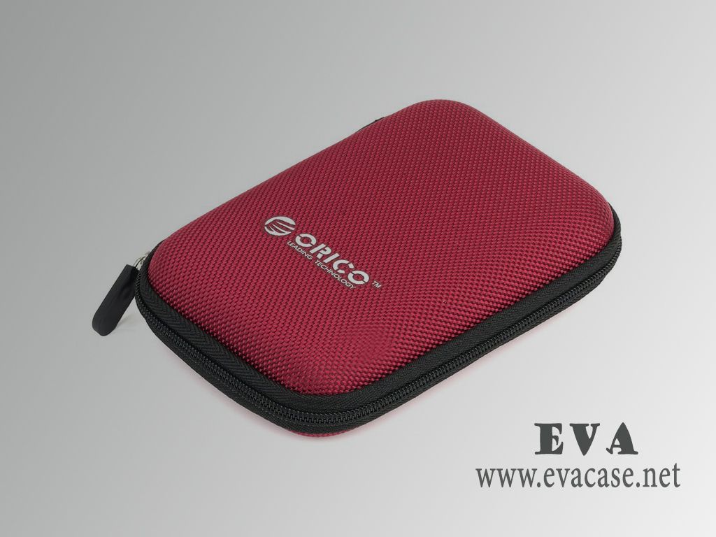 2.5 external molded EVA hard drive case coated with nylon