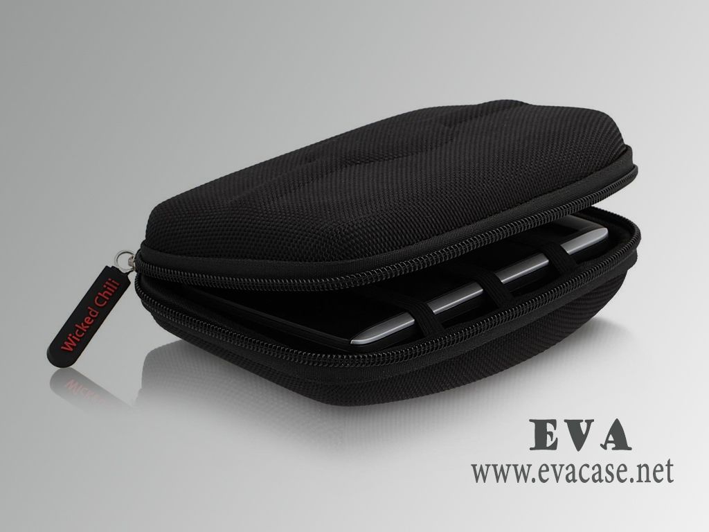 Blank 2.5 inch EVA Padded hard drive case various fabric selection