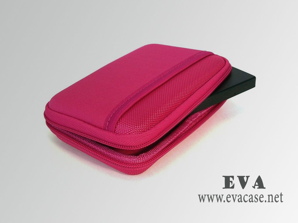 EVA hard drive case 2.5 for usb 3.0 with neoprene front pocket