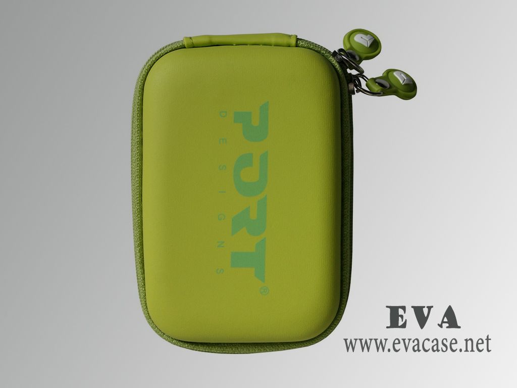 EVA external case for laptop hard drive in yellow green color