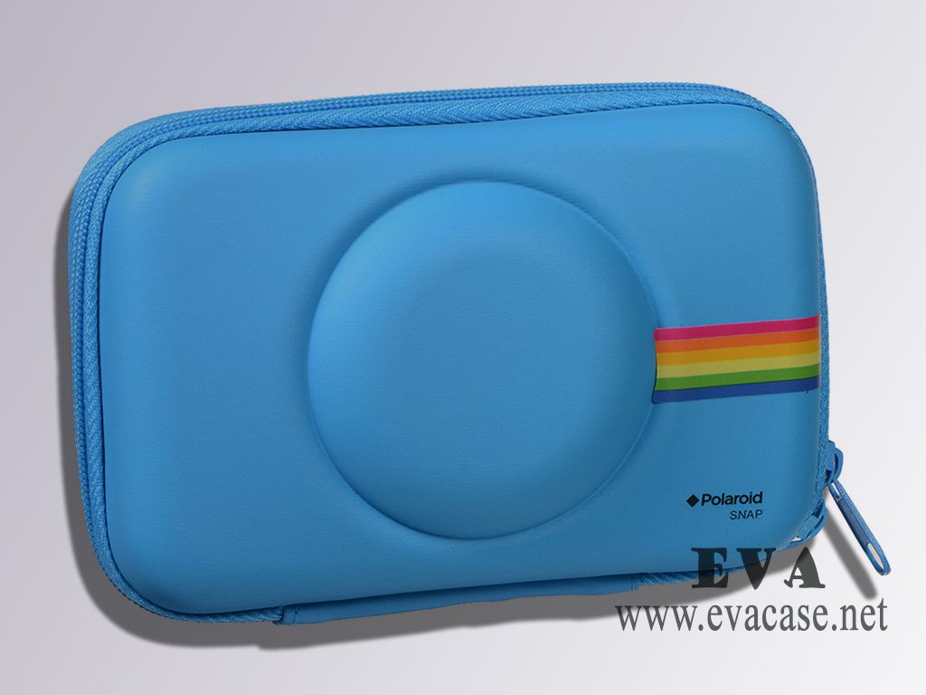 Hard Shell EVA polaroid camera snap case with printing on case lid