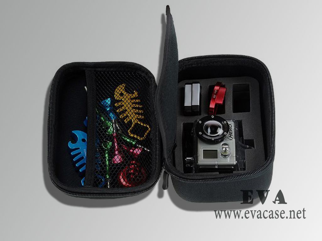 go pro hard carrying case with die cutting EVA interior