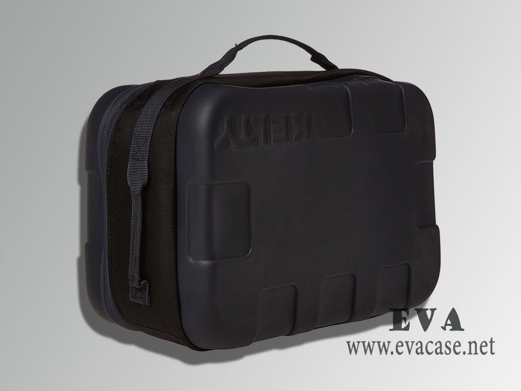 Best carrying case for gopro and accessories with black leather coated