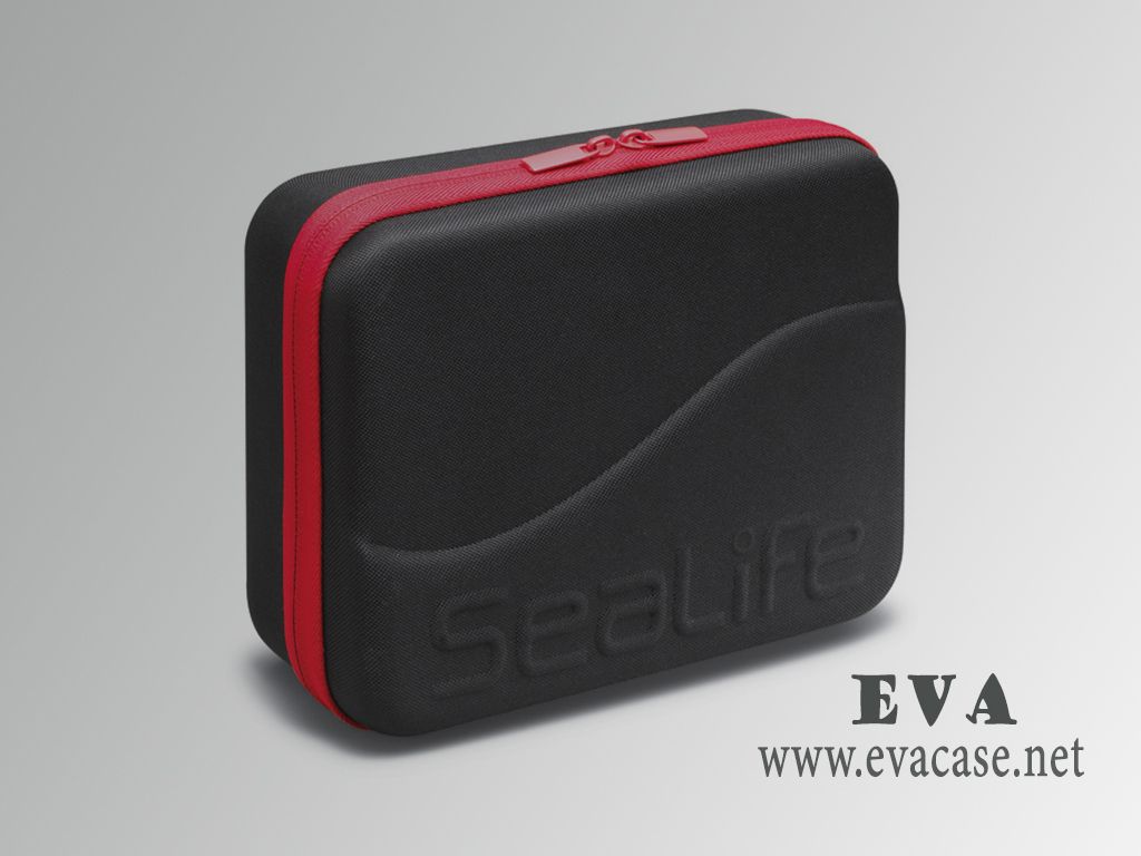 go pro open travel case with embossed logo