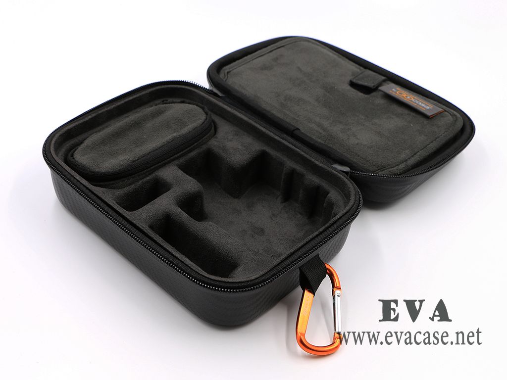 EVA gopro accessories carrying cases with carabiner