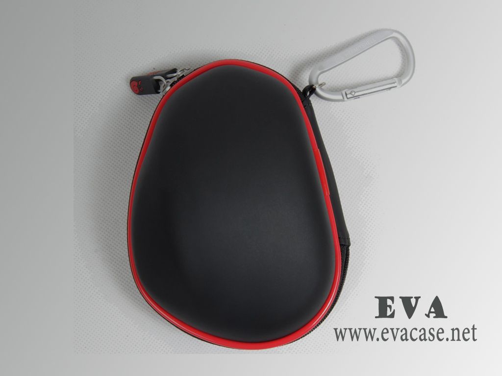 hard shell computer mice carrying case with lycra lining