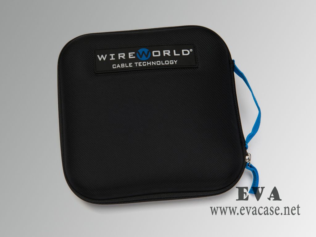 Wireworld hard shell Cable cord organizer storage case front view