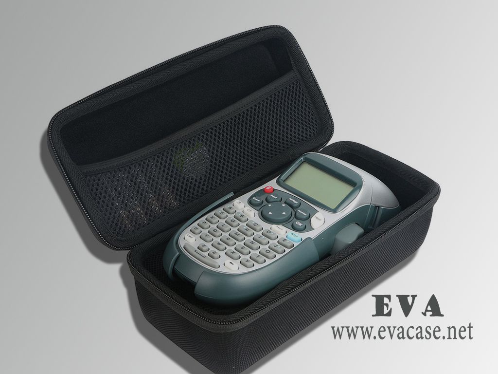 Unbranded Handheld Labeler carrying zippered case opened