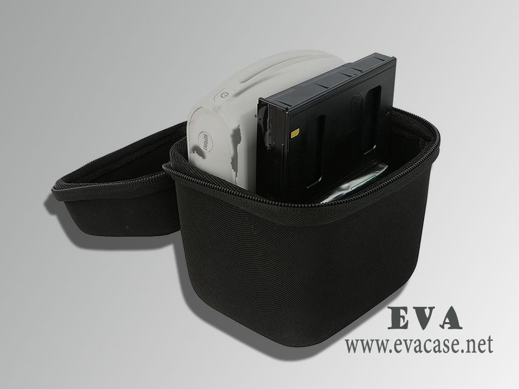 Hard shell EVA Smartphone Printer bag case storage pouch nylon zipper closure