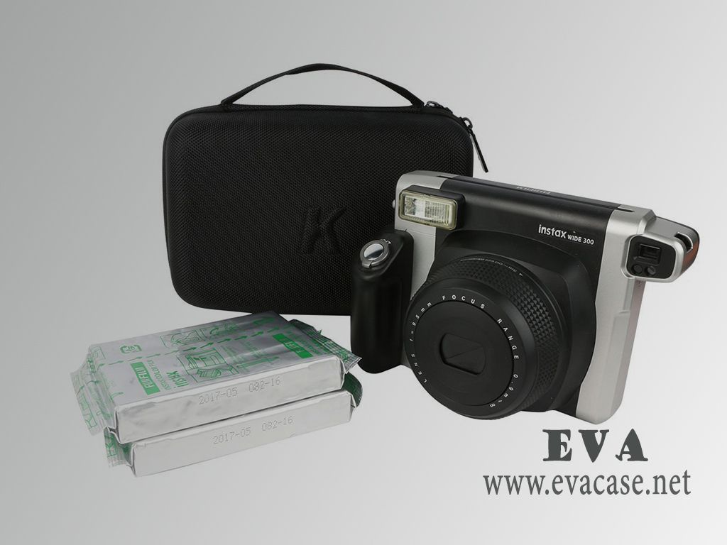 Shockproof EVA nylon Instant Film Camera travel bag case pouch front view