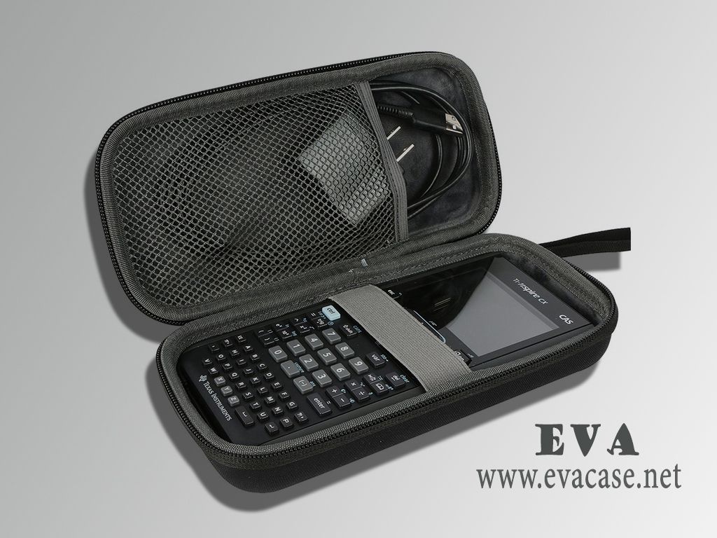 Molded EVA Graphics Calculator protector bag inside view