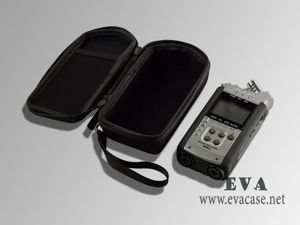 Molded Portable Digital Recorder hard case boxes inside view