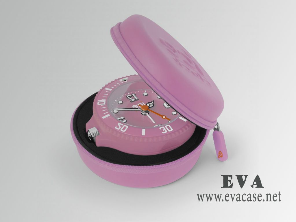Molded EVA watch case holder box for travel