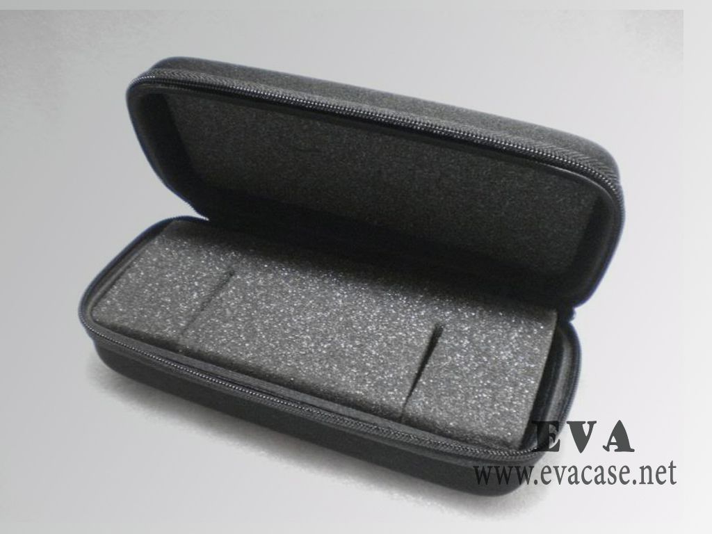 zippered EVA travel watch boxes for men with foam inner protector