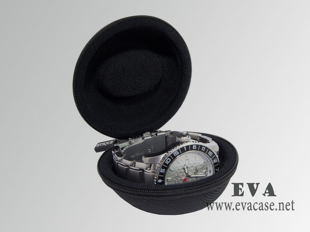 protective EVA watch collection box case inside view