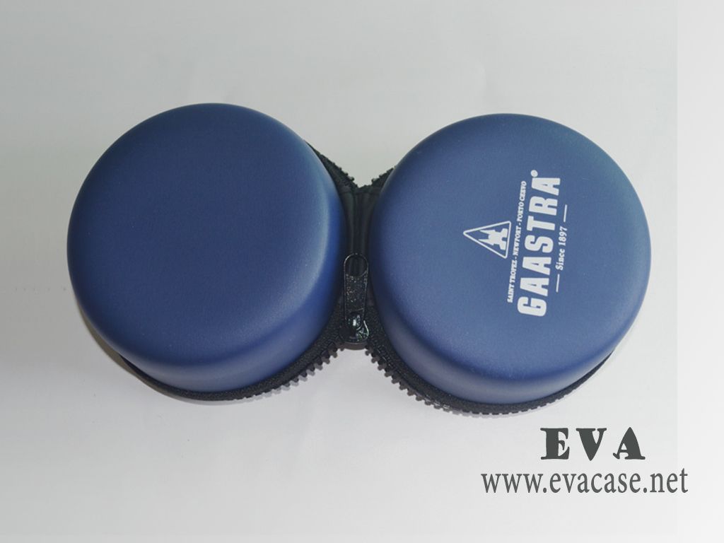 Personalized EVA leather watch box flat view
