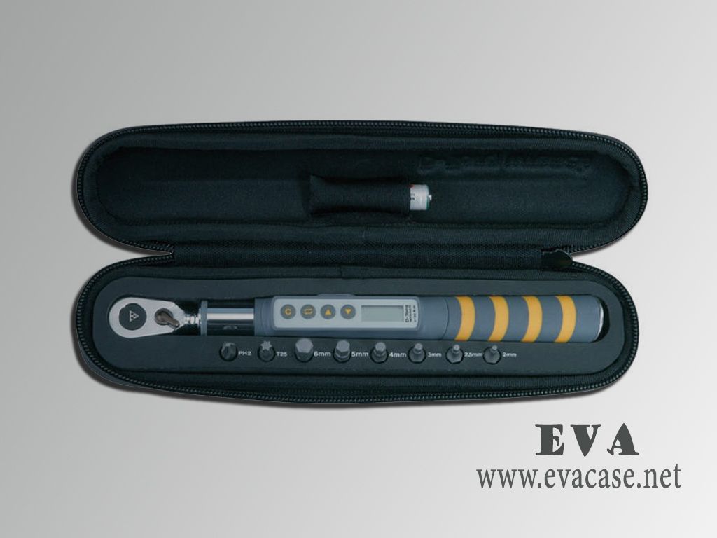 Hard Shell EVA digital torque wrench kit case with velvet lining