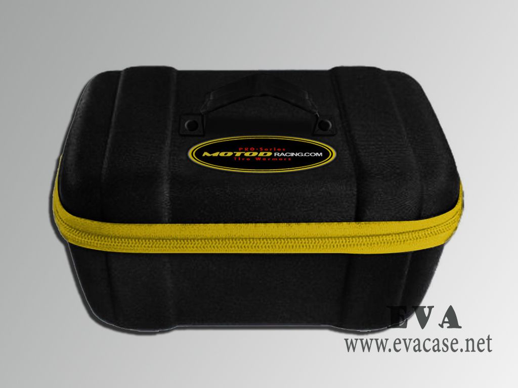 EVA Tire repair Warmer travel kit Case with yellow nylon zipper