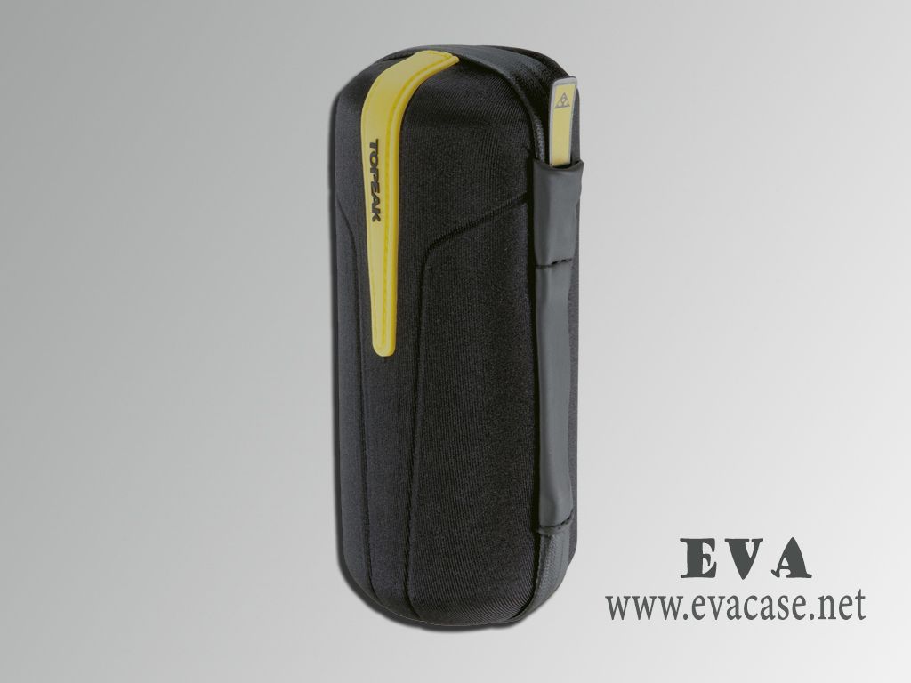 Cycle Bottle Cage Style Tool Pack case with rubber patch logo