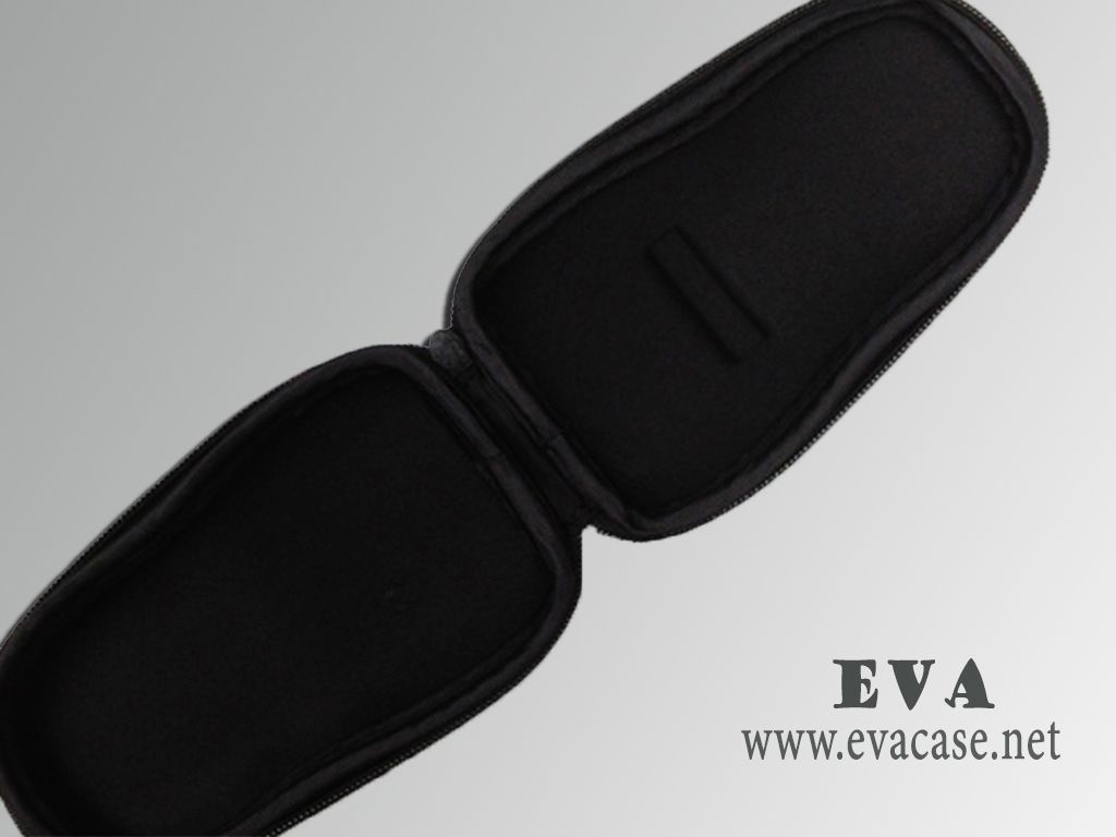 Hard Shell EVA electric shaver travel case zipper opened