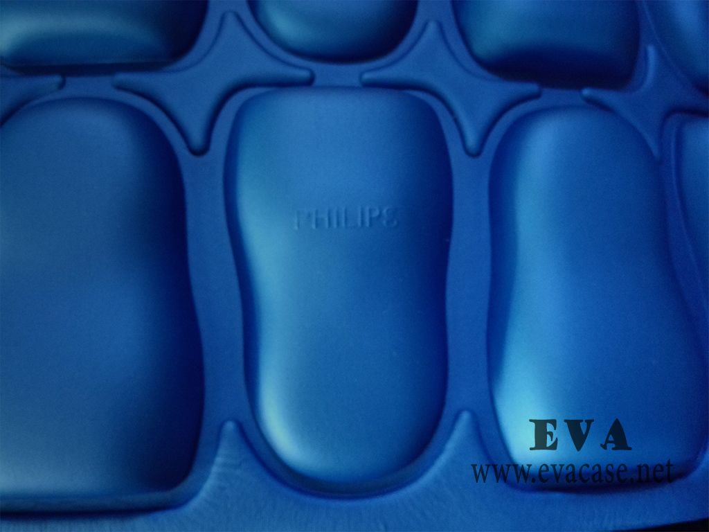 Hard Shell EVA electric shaver travel case with embossed logo