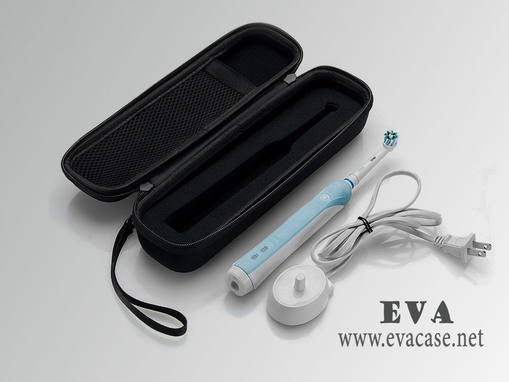 Small EVA Electric Toothbrush box case inside view