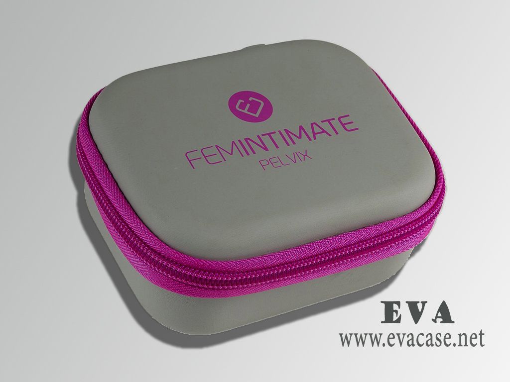 Small EVA ethyl vinyl acetate Case for Universal Massager Pelvix Muscle Trainer in gray