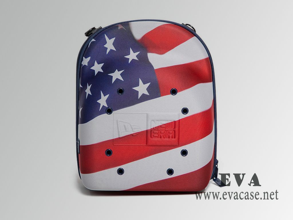 EVA baseball hat storage travel case front view