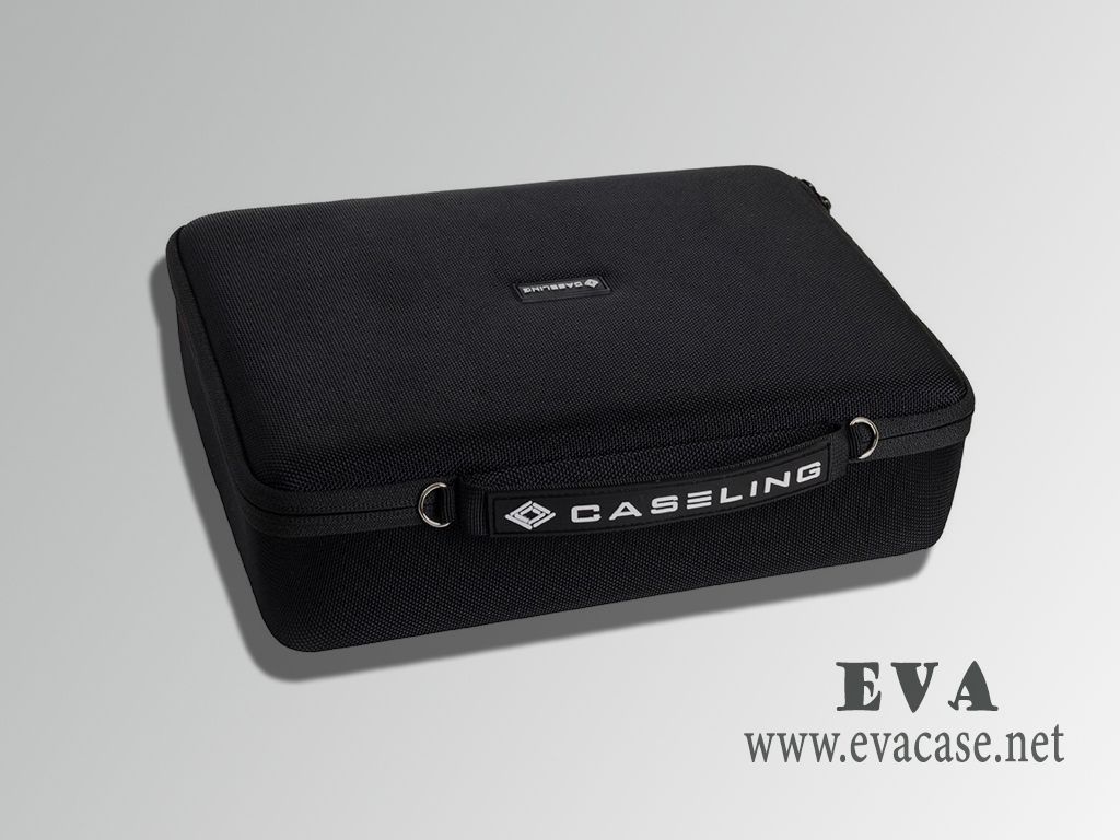 Large Card Game Hard Case box in black by caseling