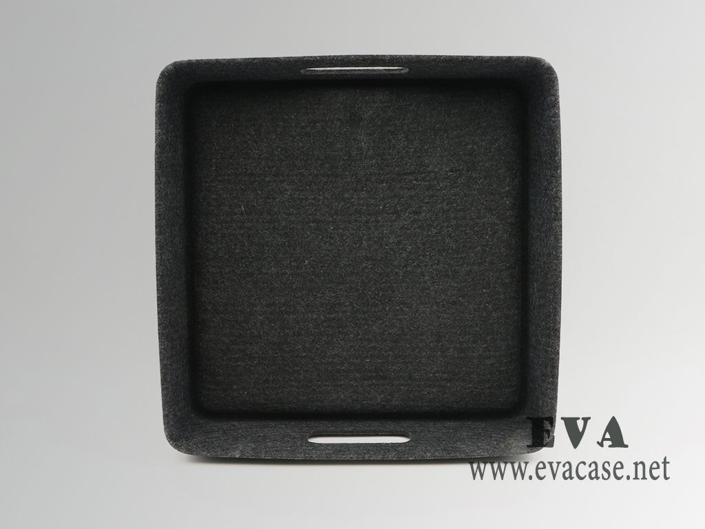 Heat compression Molded Felt case organizer container light weighted