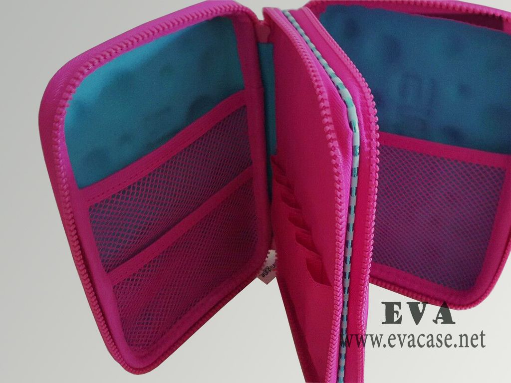 Custom EVA pencil case box hard top for SMIGGLE inside view