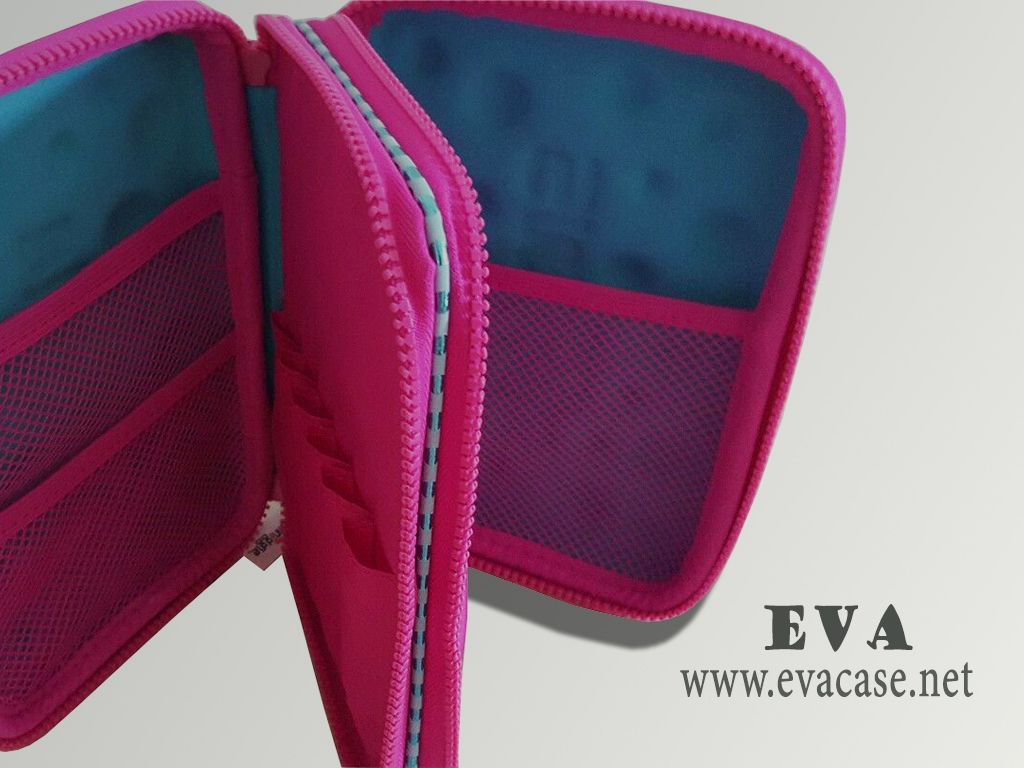 Custom EVA pencil case box double layer