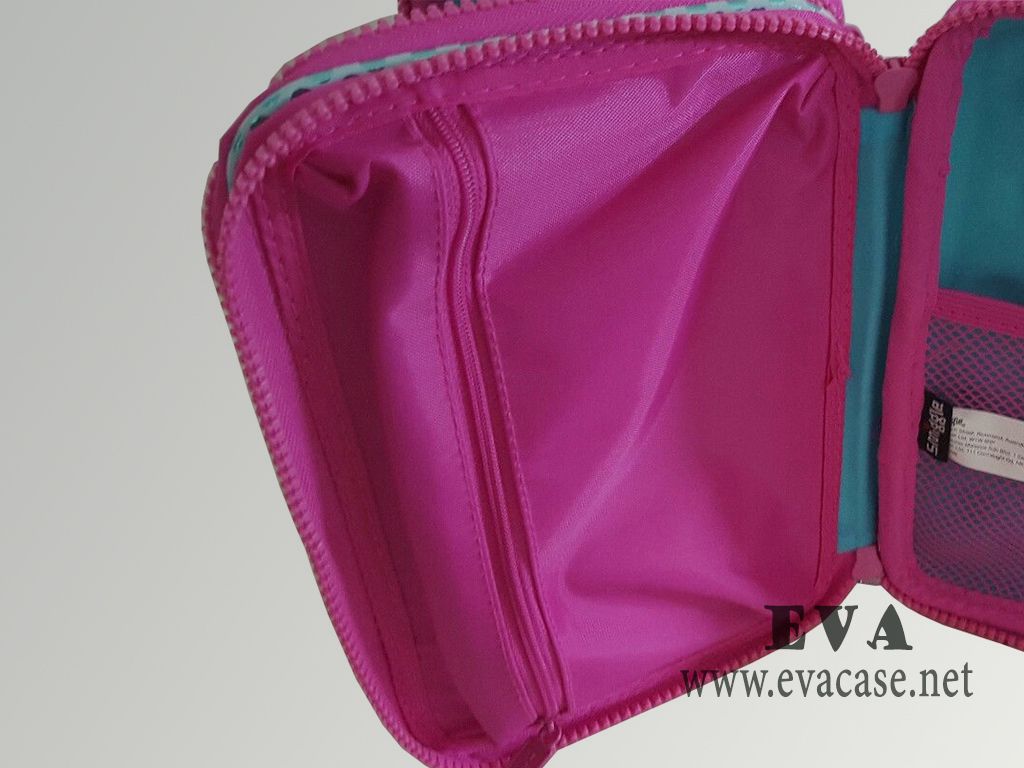 Custom EVA pencil case box hard top for SMIGGLE with large poly bag inside