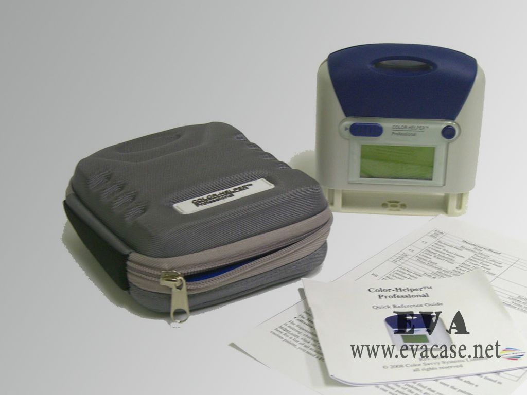 Color helper professional zippered storage carry box case fast sample design