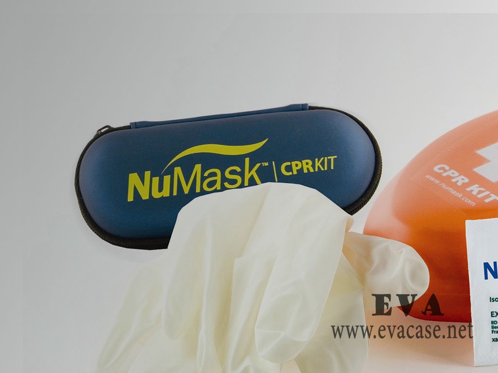 EVA Mask Device zippered storage carry case free sample design