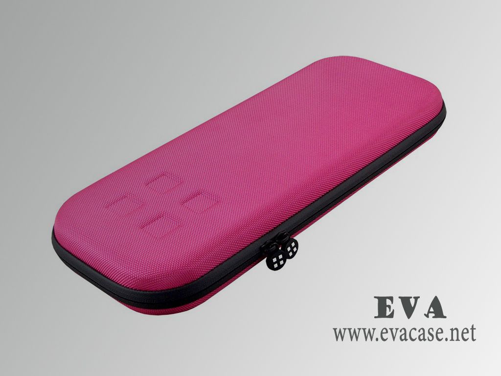 EVA stethoscope zippered case sample in rose red