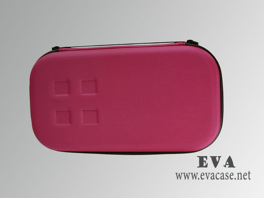 Molded EVA stethoscope carrying case front view with handle