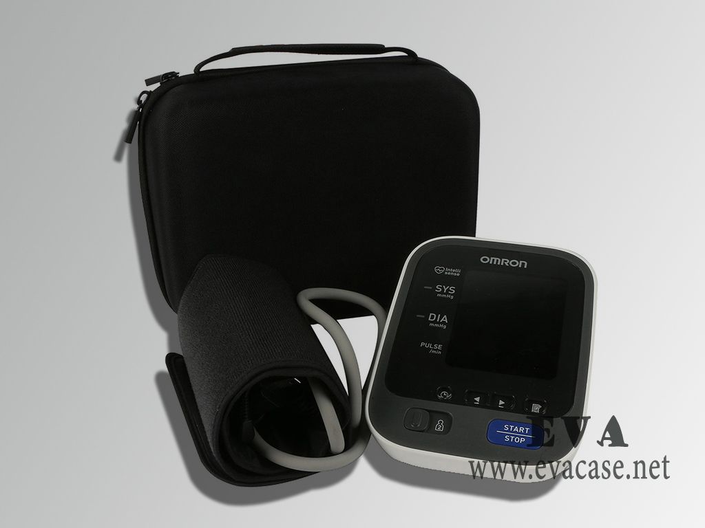 Home Blood Pressure Monitor travel case inside view