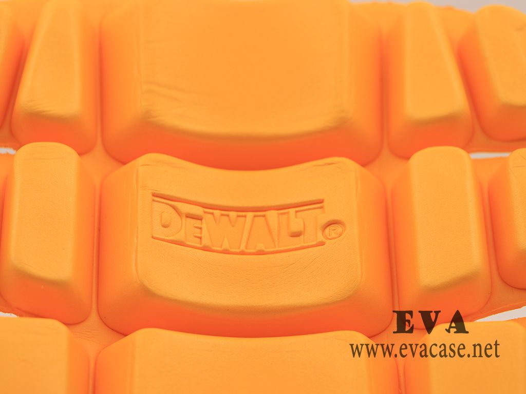 Dewalt foam knee pads inserts embossed logo