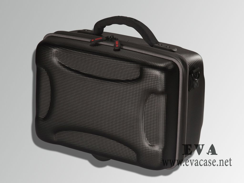 Portable padded tool case for Gator with carbon fibre coated