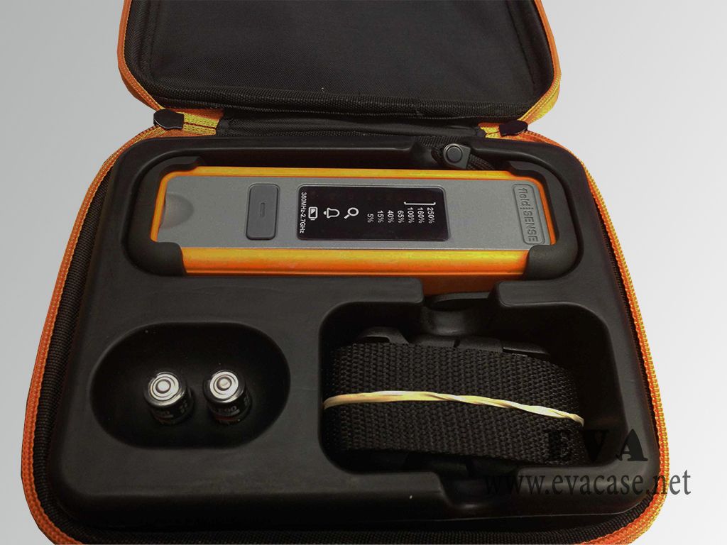 FieldSENSE EVA RF Monitor zippered travel carry cases inner view