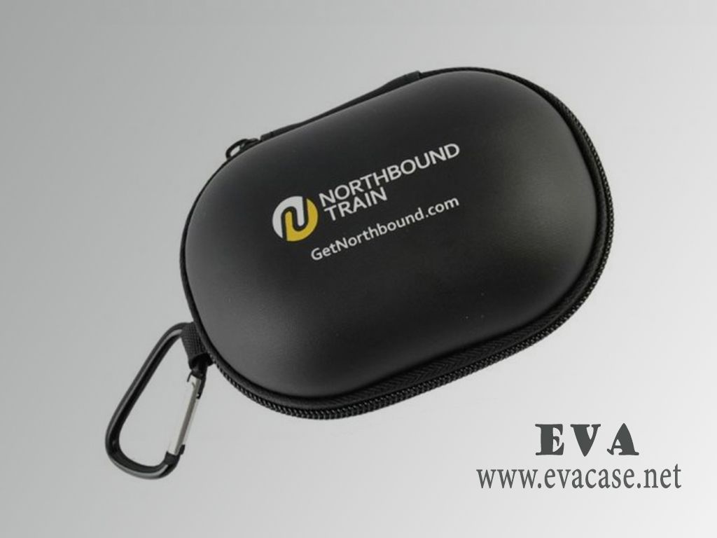 EVA zippered Headlamps Head Torch LED Flashlight case sample design