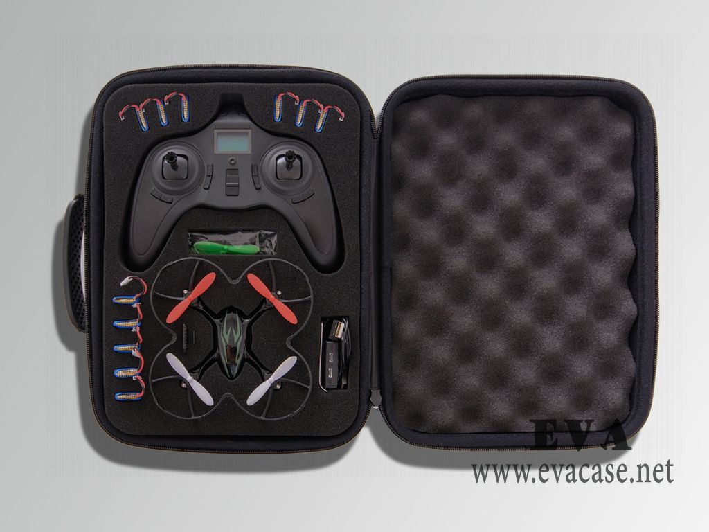 Durable Compact EVA drone travel case inside view